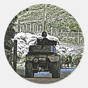 STICKER ROND AGRICULTURE