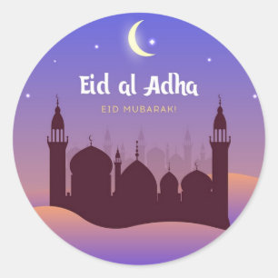 Sticker Rond Aïd Al Adha Moubarak