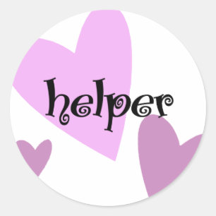 Sticker Rond Aide