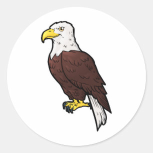 Sticker Rond Aigle de Bald