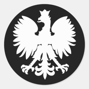 Sticker Rond Aigle héraldique
