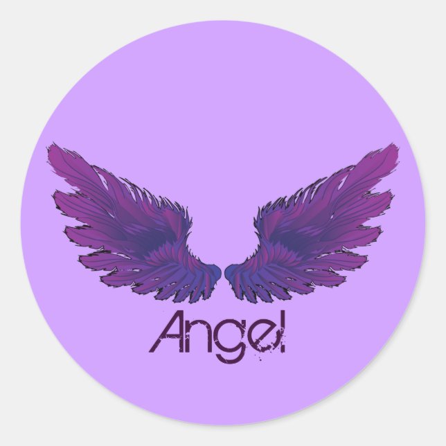 Sticker Rond Ailes (Devant)