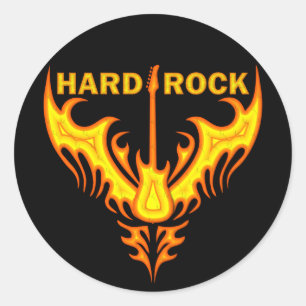 STICKER ROND AILES DE HARD ROCK