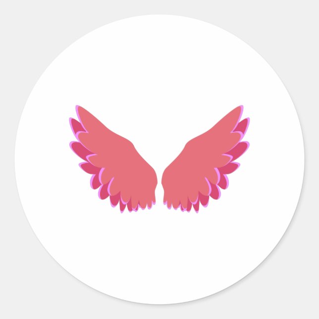 Sticker Rond Ailes de l'Ange (Devant)