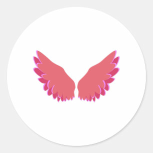 Sticker Rond Ailes de l'Ange