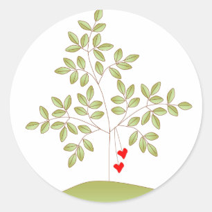 Sticker Rond Aimer l'arbre