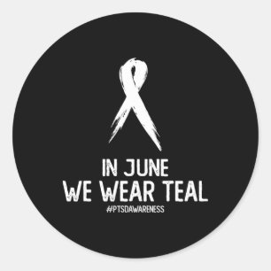 Sticker Rond Aimer Support Ptsd Post Stress Traumatique Trouble