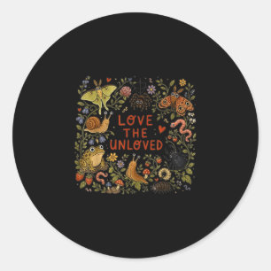 Sticker Rond Aimez les insectes peu aimés entomologie des insec