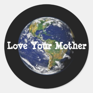Sticker Rond Aimez votre mère