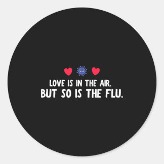 Sticker Rond Air si grippe Saint-Valentin