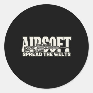 Sticker Rond Airsoft Étaler Les Welts Airsoft