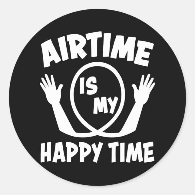 Sticker Rond Airtime Roller Dessous de verre Parc d'attractions (Devant)