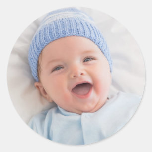 Sticker Rond Ajouter une photo