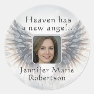 Sticker Rond Ajouter une photo   Memorabilia