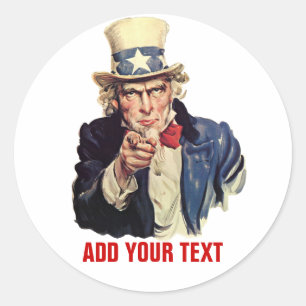 Sticker Rond Ajouter votre texte