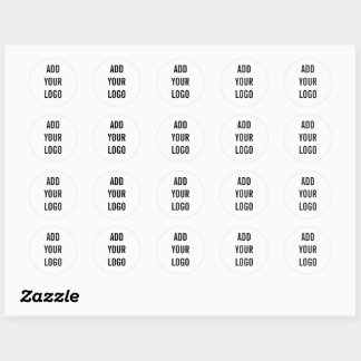 STICKER ROND AJOUTEZ VOTRE LOGO