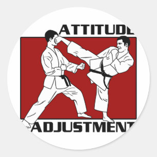 Sticker Rond Ajustement d'attitude