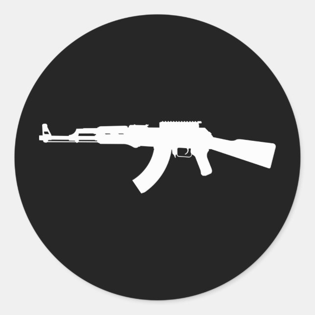 Sticker Rond ak47 (Devant)