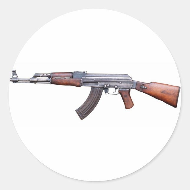 STICKER ROND AK-47 (Devant)