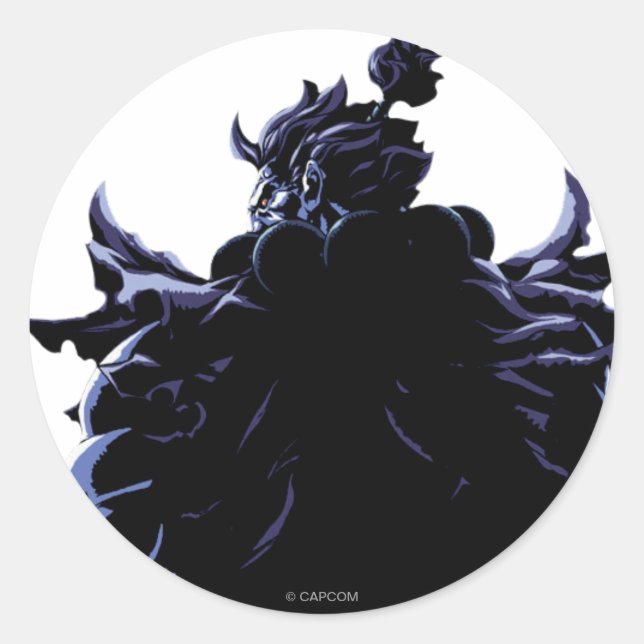 Sticker Rond Akuma Back 2 (Devant)