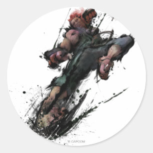 Sticker Rond Akuma Kick
