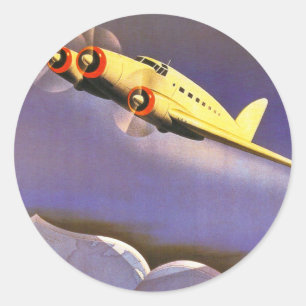 Sticker Rond Ala Littoria