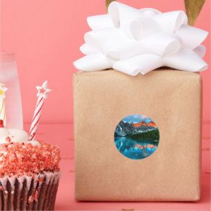 Sticker Rond Alberta, Canada