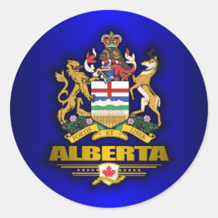 Sticker Rond Alberta COA