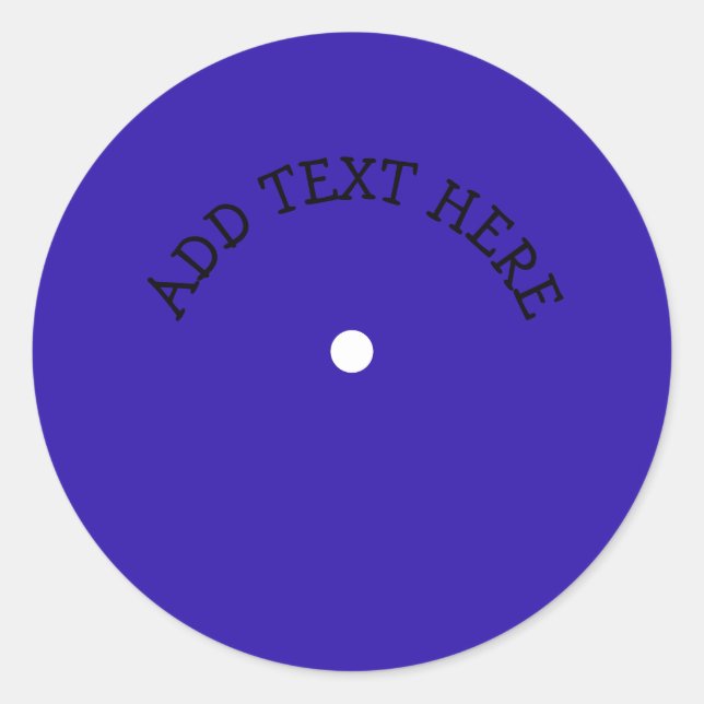 Sticker Rond Album personnalisé (Devant)