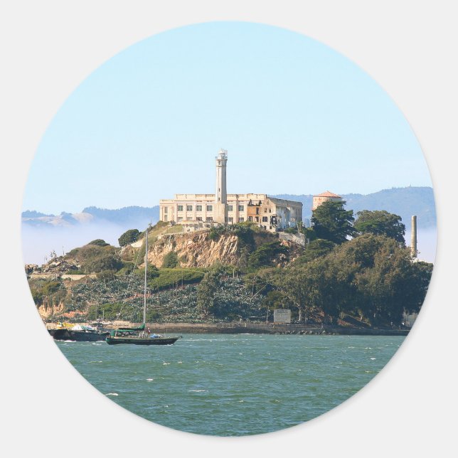Sticker Rond Alcatraz (Devant)
