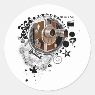 Sticker Rond Alchimie d'image de cinéma