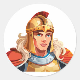 Sticker Rond Alexandre le Grand
