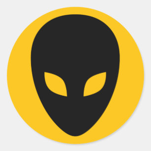 Sticker Rond alien
