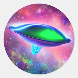 Sticker rond Alien