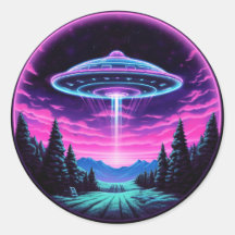 Alien vaisseau spatial rétro futuriste