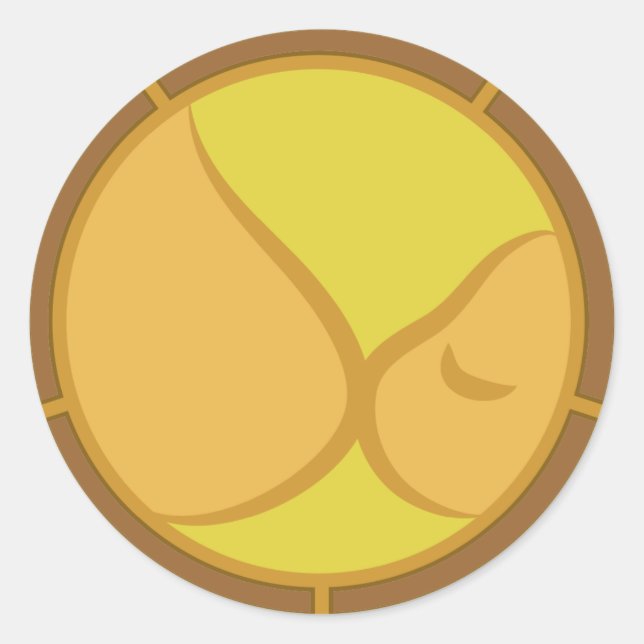 Sticker Rond Allaiter le symbole (Devant)