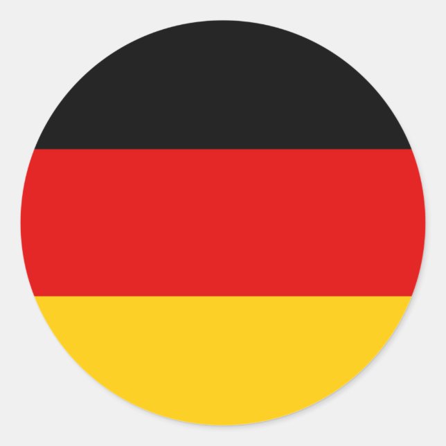 Sticker Rond Allemagne (Devant)