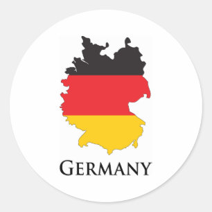 Sticker Rond Allemagne