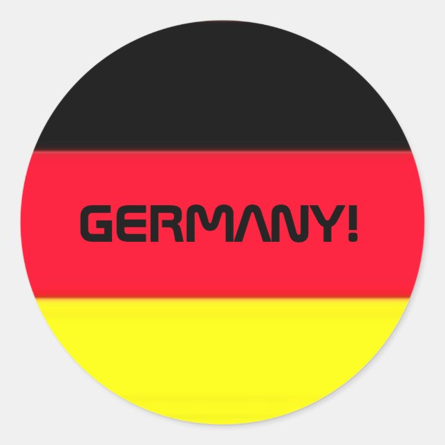 STICKER ROND ALLEMAGNE! (Devant)