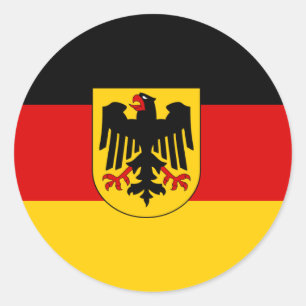 Sticker Rond Allemagne, Allemagne