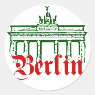 Sticker Rond Allemagne de Berlin