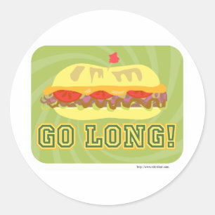 Sticker Rond Allez longtemps