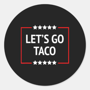 Sticker Rond Allez Taco 13