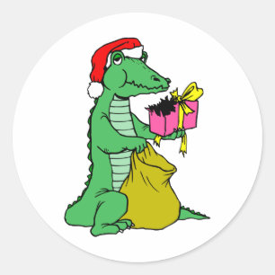 Sticker Rond Alligator
