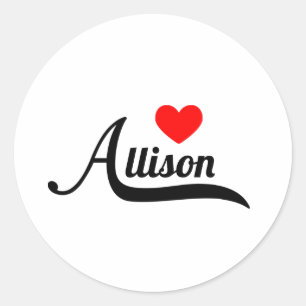 Sticker Rond Allison