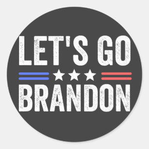 Sticker Rond Allons Brandon