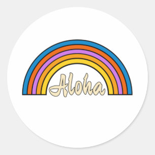 Sticker Rond aloha