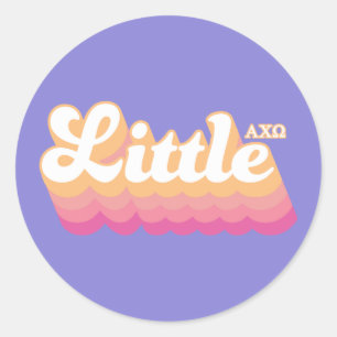 Sticker Rond Alpha Chi Omega   Petit