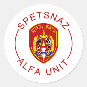 Sticker Rond Alpha de Spetsnaz