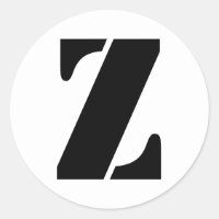 Alphabet au crayon par lettre Janz Z Blanc